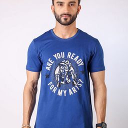 Loopers Men Printed Applique T-shirt-image-78