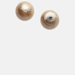 SOHI Set of 2 Gold-Plated Contemporary Studs image 4