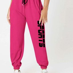 TABADTOD Women Printed Relaxed Loose Fit Joggers Trousers-picture-45