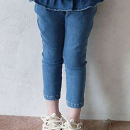 LULU & SKY Girls Skinny Fit High-Rise Slash Knee Jeans-image-50