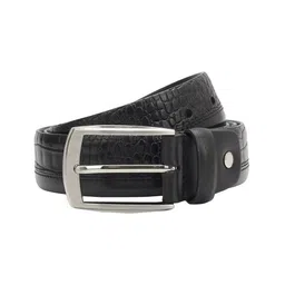 Da Milano Men Textured Leather Formal Belt-image-96