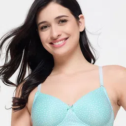 Clovia Geometric Full Coverage Lightly Padded Non-Wired Regular T-Shirt Bra-image-63
