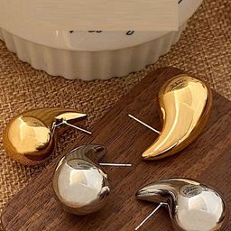 Celestique Set Of 2 Teardrop Shaped Drop Earrings-52