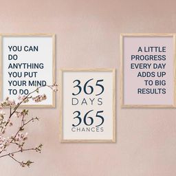 Motivational Wall Art With Frame Home Decor Wall Painting For Living Room Office Bedroom-image-69