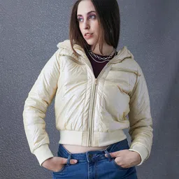 VOLTEDGE Women Colourblocked Lightweight Running Padded Jacket-image-31