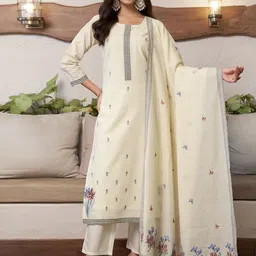 SANISA Women Floral Printed Kurta with Trousers & Dupatta-picture-41