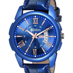 Abrexo Men Dial & Leather Bracelet Style Straps Analogue Watch BIMW102-Blue-image-76