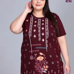 IN Love Pack Of 2 Plus Size Printed T-Shirt with Pocket-16