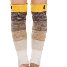 Alexvyan Women Patterned Above Knee Knitted Leg Warmer Socks-picture-11