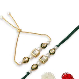 Handmade Theard Rakhi for Bhaiya-Bhabhi/men/boys/sister-16