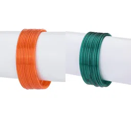1ST TIME Set Of 24 Orange Alloy Bangles-picture-21