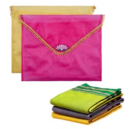 Kuber Industries Pink Set of 2 Regular Multi-Utility Organisers-47
