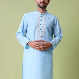 MAAHI FABS Men Embroidered Mirror Work Kurta-picture-47
