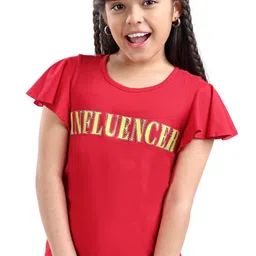 ARIAS By LARA DUTTA Girls Printed Cotton Top-image-31