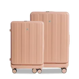 PYB Set Of 2 Textured Hard-Sided Trolley Bag-28