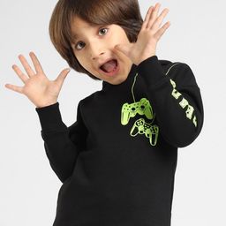 Somersault Boys PrintedLong Sleeves Hooded Pullover Sweatshirt-image-76
