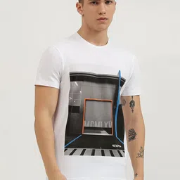 United Colors of Benetton Men Printed Pure Cotton Pockets T-shirt-picture-22