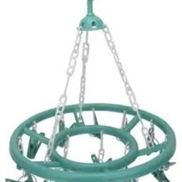 Plastic Round Cloth Drying Stand Hanger with 15 Clips/pegs, Baby Clothes Hanger Plastic Cloth Clips-image-15