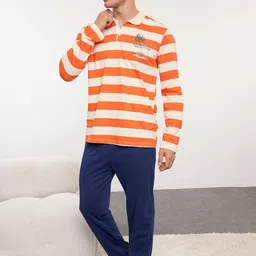 Trendyol Men Striped Night suit-image-18