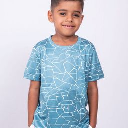 UMILDO Boys Abstract Printed Round Neck T-Shirt-16