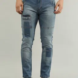 TIM PARIS Men Slim Fit Mid-Rise Regular Jeans-image-8