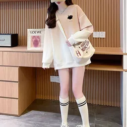 JC Mode Women Round Neck Long Sleeves Regular Sweatshirt-image-55