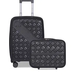 Polo Class Textured Hard Sided Medium Trolley Bag With Vanity-8