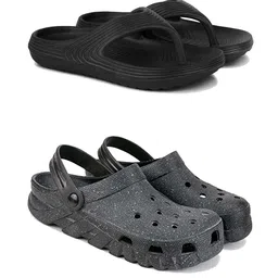 PENNEN Set Of 2 Stylish Thong Flip-Flops & Clogs-picture-15