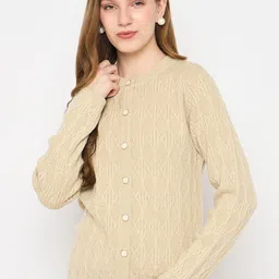 Madame Women Striped Cardigan-image-20