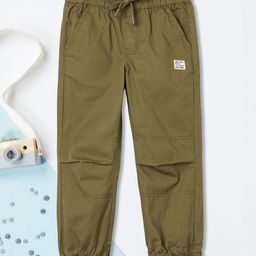 max Boys Regular Fit Cotton Joggers Trousers-image-48