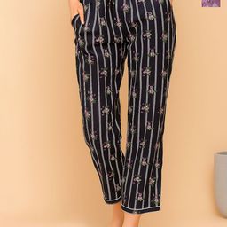 ETC Women Pack Of 2 Printed High-Rise Lounge Pants-picture-7