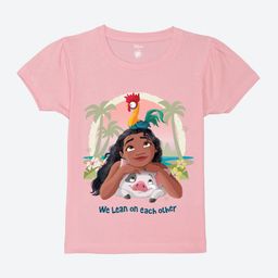 YK Disney Girls Printed Puff Sleeves Pure Cotton Applique T-shirt-picture-30