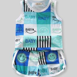YK Boys Printed Round Neck T-shirt With Shorts-image-40