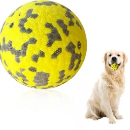 Durable Bouncy Dog Ball for Dogs, High Elasticity TPU Toys for Dogs, Dog Toy Fiber Ball For Dog & Cat-image-43