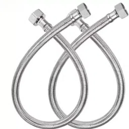 Stainless Steel Connection Pipe, Chrome Finish Heavy Duty Hose Pipe (24inch) For Washroom And Toilet Hose Pipe-picture-11