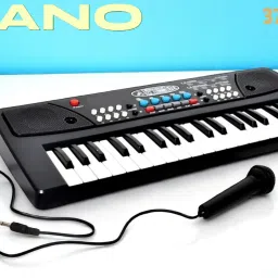 X295 Keys Piano Toy with Microphone, USB Power Cable & Sound Recording Best Birthday Gift for Boys and Girls Musical Instruments Analog Digital Piano-image-72