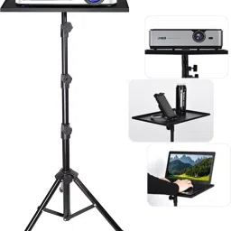 BROLAVIYA (Renewed) Refurbished Multi-Purpose Projector Tripod Stand, Laptop Stand Tripod-15