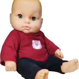 Cute Little Boy Doll for Kids Moveable Legs & Arms with Removable Clothes-80
