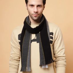 Pick Ur Needs Striped Men Muffler-image-98
