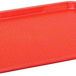 Rectangular Plastic Serving Tray red Tray-image-13