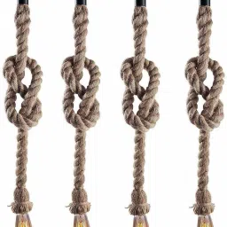 JUTE ROPE PENDANT LIGHT FOR INDOOR DECORATION PACK OF 4 (BULB NOT INCLUDED) Ceiling Light Ceiling Lamp-23