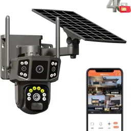 OSQD 4G SIM Solar CCTV Camera | PTZ Rotation | Remote Access | HD Cam Security Camera-image-22