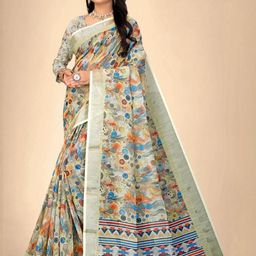 Abhilasha Geometric Printed Pure Cotton Maheshwari Saree-picture-36