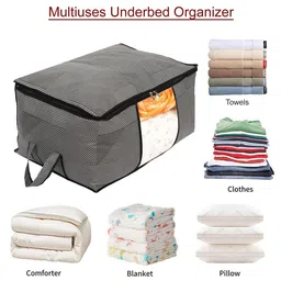 Kuber Industries Grey Set of 6 Regular Drawer Organiser Organisers image 5