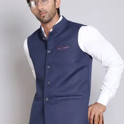 Anouk Woven Nehru Jacket image 1
