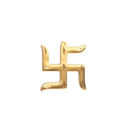 The Spiritual Living Yellow Swastik WallDecor-image-22