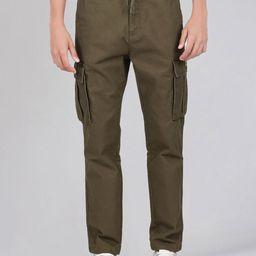 Wrangler Men Slim Fit Cargos Trousers-image-42