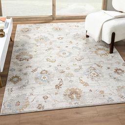Kaleen India Beige Polyester Abstract Anti-Skid Carpets-image-94