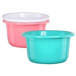Aura Green & Pink 3 Pieces Bath Accessories Set-36