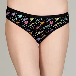 Lola Dola Printed Mid-Rise Hipster Brief Panty-image-72